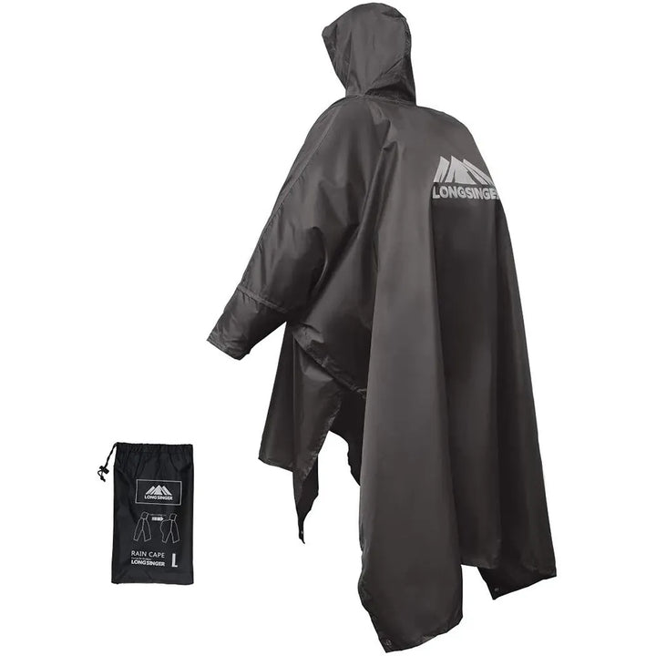 3-in-1 Tragbarer Wasserdichter Regenmantel - Verstellbar, Leicht und Wiederverwendbar für Männer und Frauen, Ideal für Wandern, Jagen und Klettern