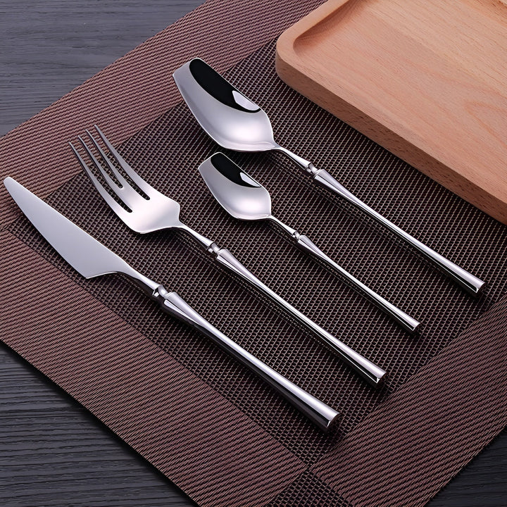 Besteckset aus Edelstahl – Langlebig und Elegant | Perfekt für den Alltag & Gäste | Karnz