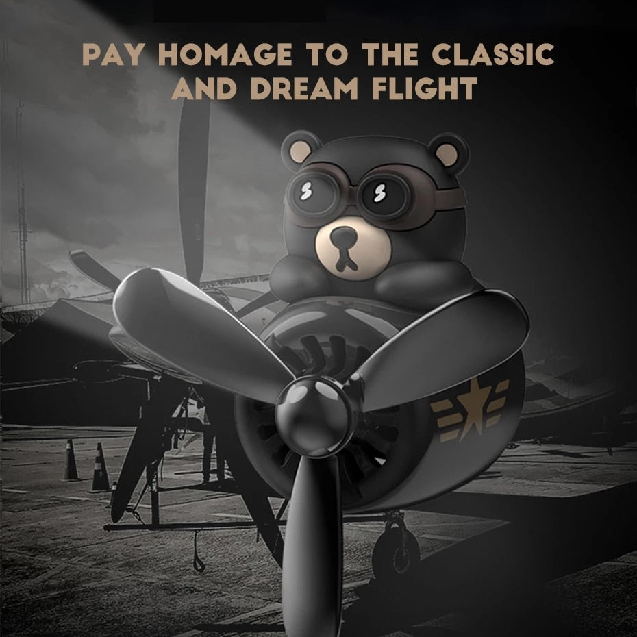 Car Freshener Bear Pilot | Karnz