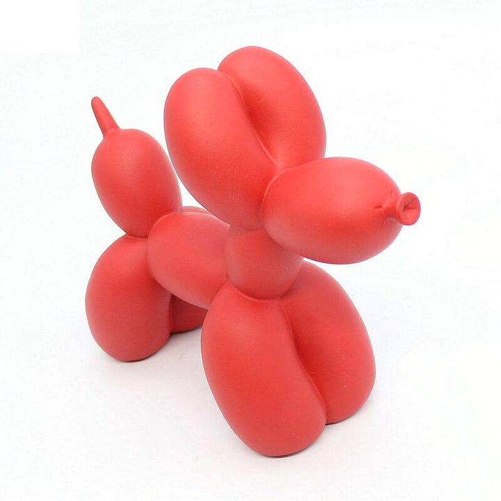 Bunte Ballonhund Skulptur – Moderne Deko für Wohnzimmer und Büro | Karnz