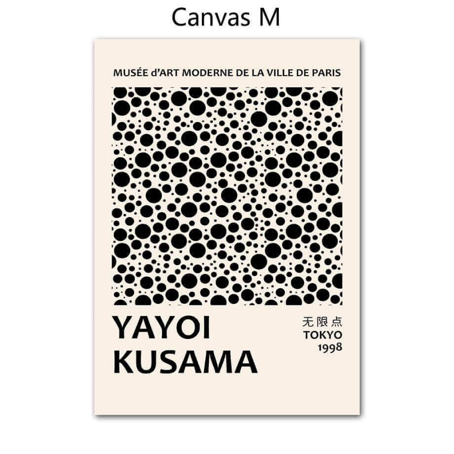 Yayoi Kusama Abstraktes Premium Poster