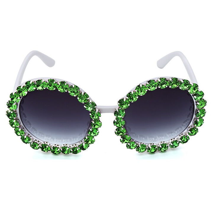 Karnz | Oversized Runde Luxus-Sonnenbrille