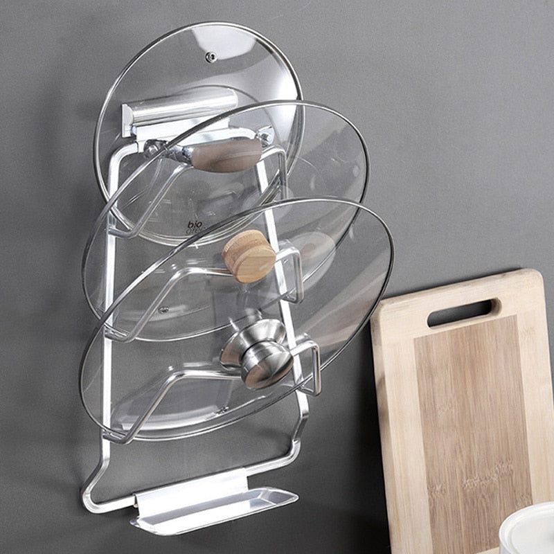 Karnz | Wandmontierter Extrem Topfdeckelhalter Rack