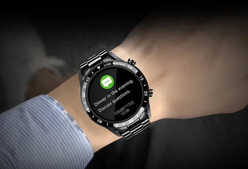 Karnz | Luxus SmartWatch 4G – Eleganter und verbundener Stil mit Anrufen und Konnektivität