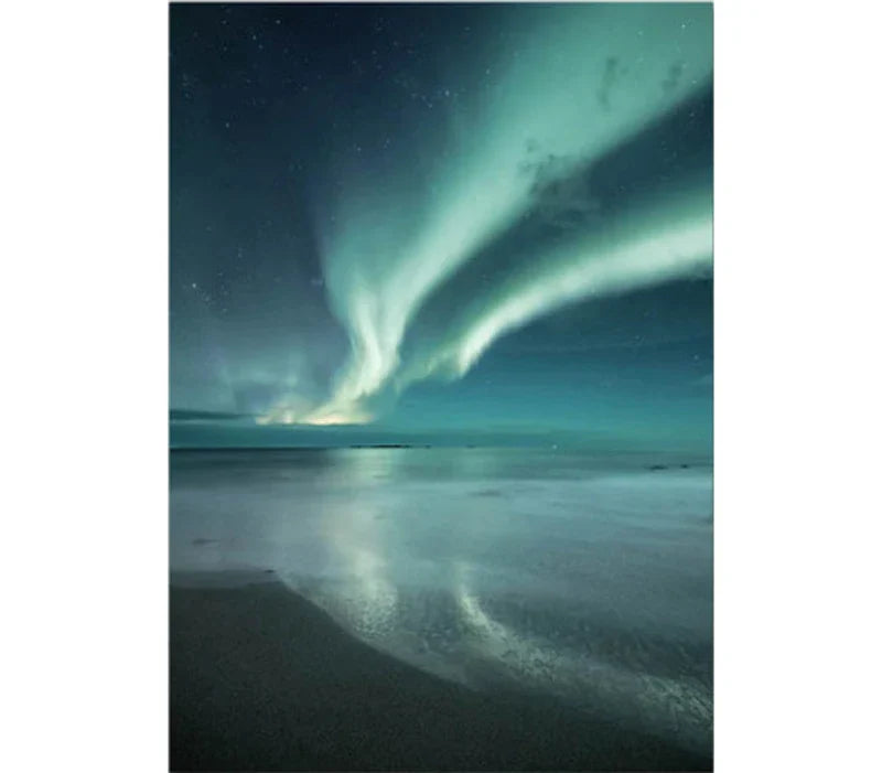 Bergsee Wildnis Landschaft Wandkunst Kunstdrucke Leinwand Poster Bilder von Ruhe für Wohnbereich Esszimmer Dekor