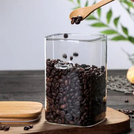 Bamboo- und Glas-3-teiliger Behältersatz Karnz