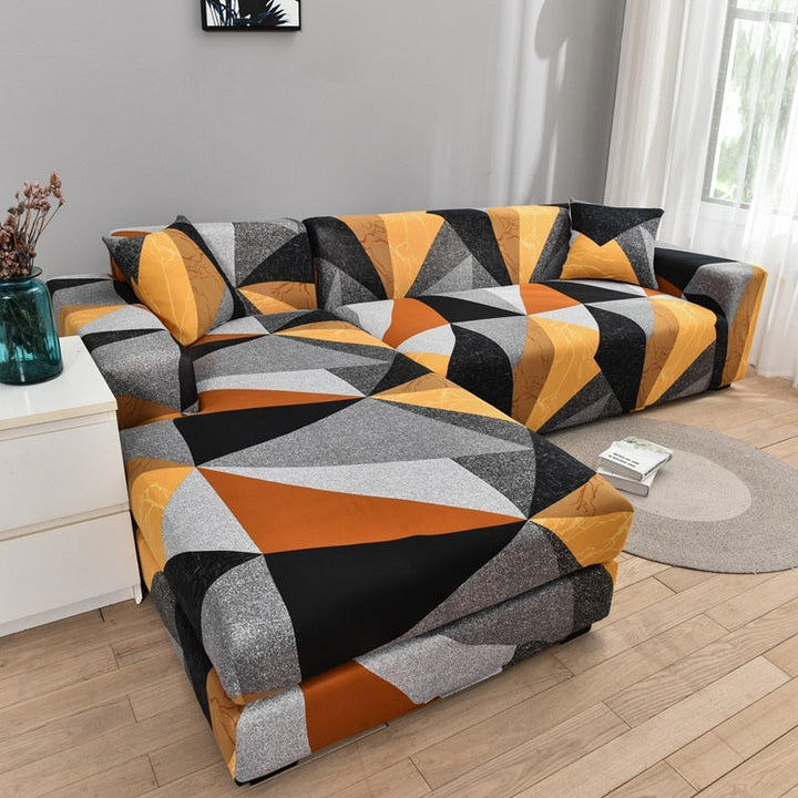 Modern rutschfeste bunte elastische Sofabezug | Karnz