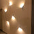 Minimalistische Dreieckige LED Wandleuchte | Modernes Design in Schwarz/Weiß | Perfekt für Wohnzimmer und Badezimmer | Karnz
