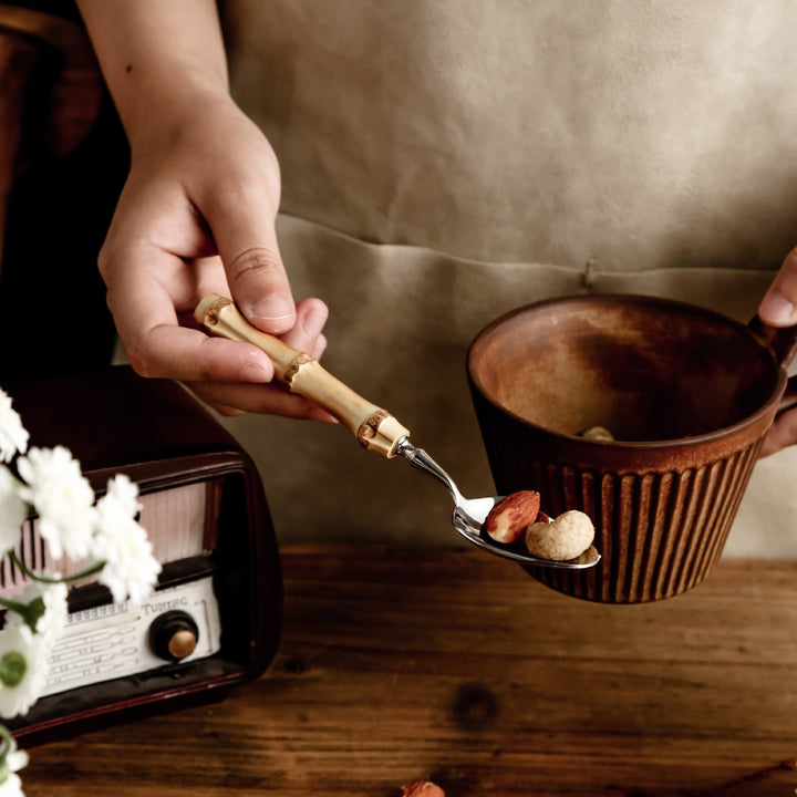 BambooElegance – Luxus Besteckset mit Bambusakzenten | Karnz