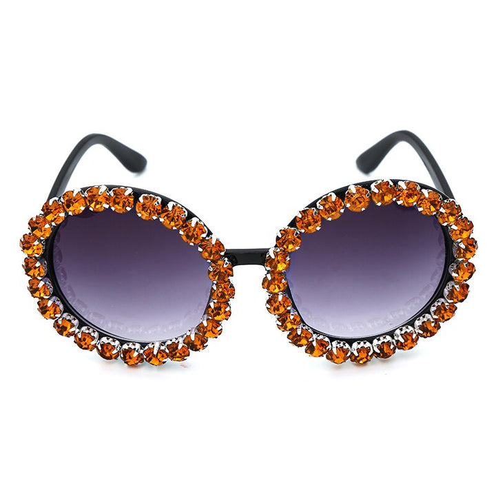 Karnz | Oversized Runde Luxus-Sonnenbrille