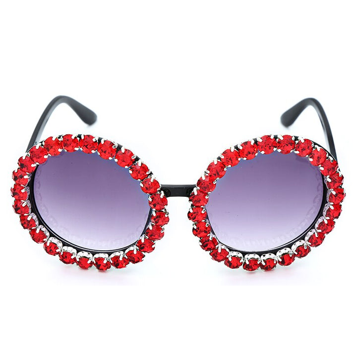 Karnz | Oversized Runde Luxus-Sonnenbrille