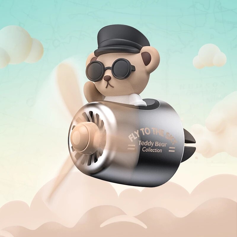 Car Freshener Bear Pilot | Karnz