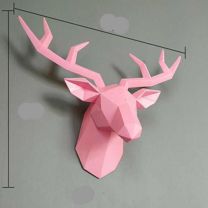 3D-Hirschfigur in modernem Design und einzigartiger Form