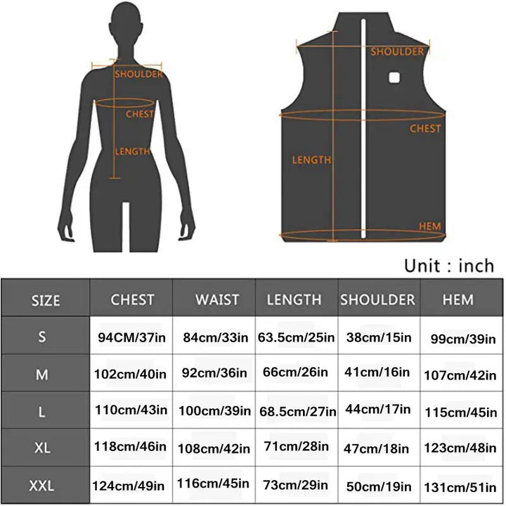 Karnz | ThermaBelle Women's Heating Vest | USB heated vest with infrared technology | Temperature regulating & lightweight | Ideal for autumn & winter