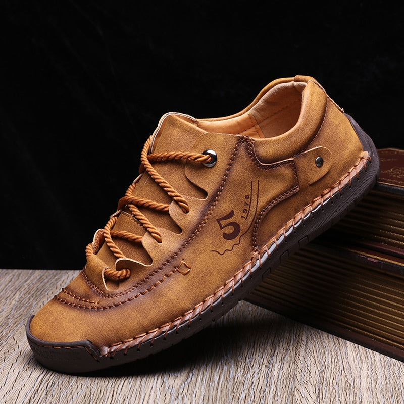 Herren Orthopädische Lederschuhe – Bequem & Unterstützend