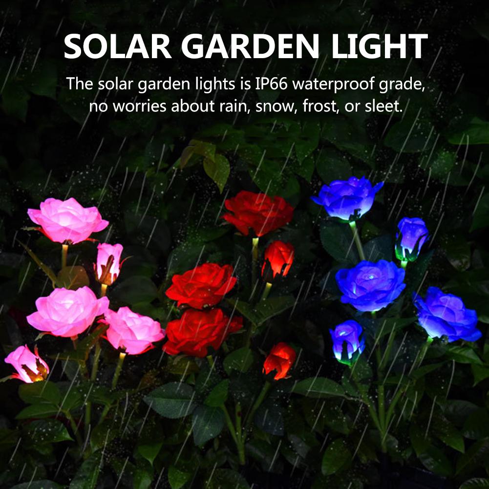 LED Solar Rose Decorative Light | Karnz