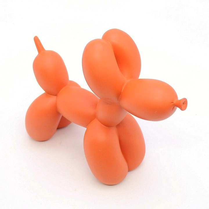 Bunte Ballonhund Skulptur – Moderne Deko für Wohnzimmer und Büro | Karnz