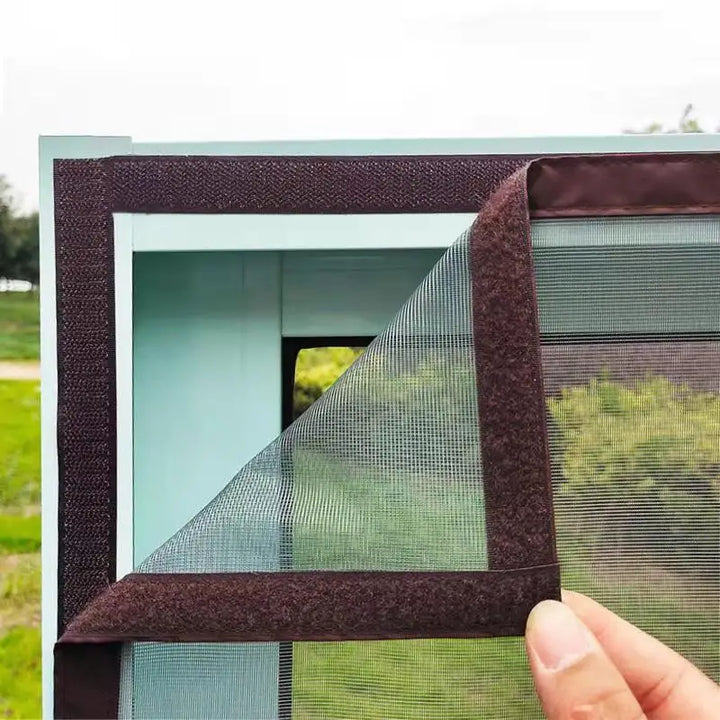 Verstellbares unsichtbares waschbares Fensternetz gegen Mücken | Karnz