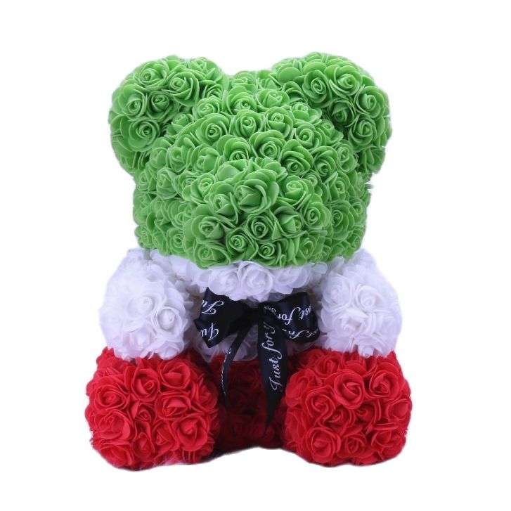 Karnz | Künstliche Rosenblumen Teddybär