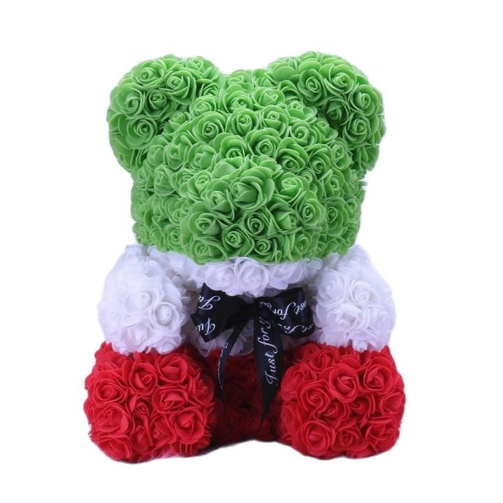 Karnz | Künstliche Rosenblumen Teddybär