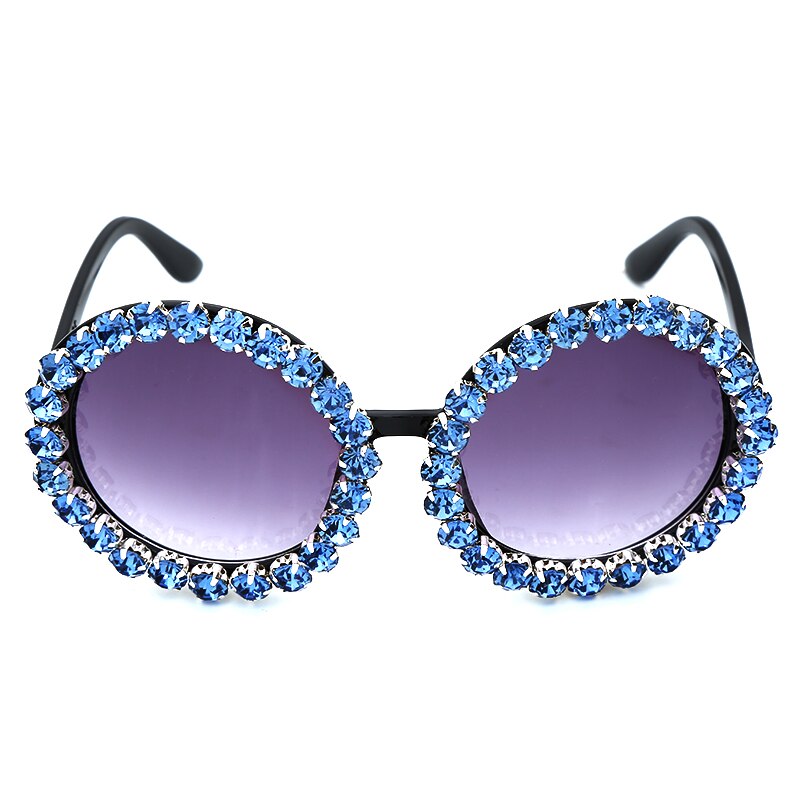 Karnz | Oversized Runde Luxus-Sonnenbrille
