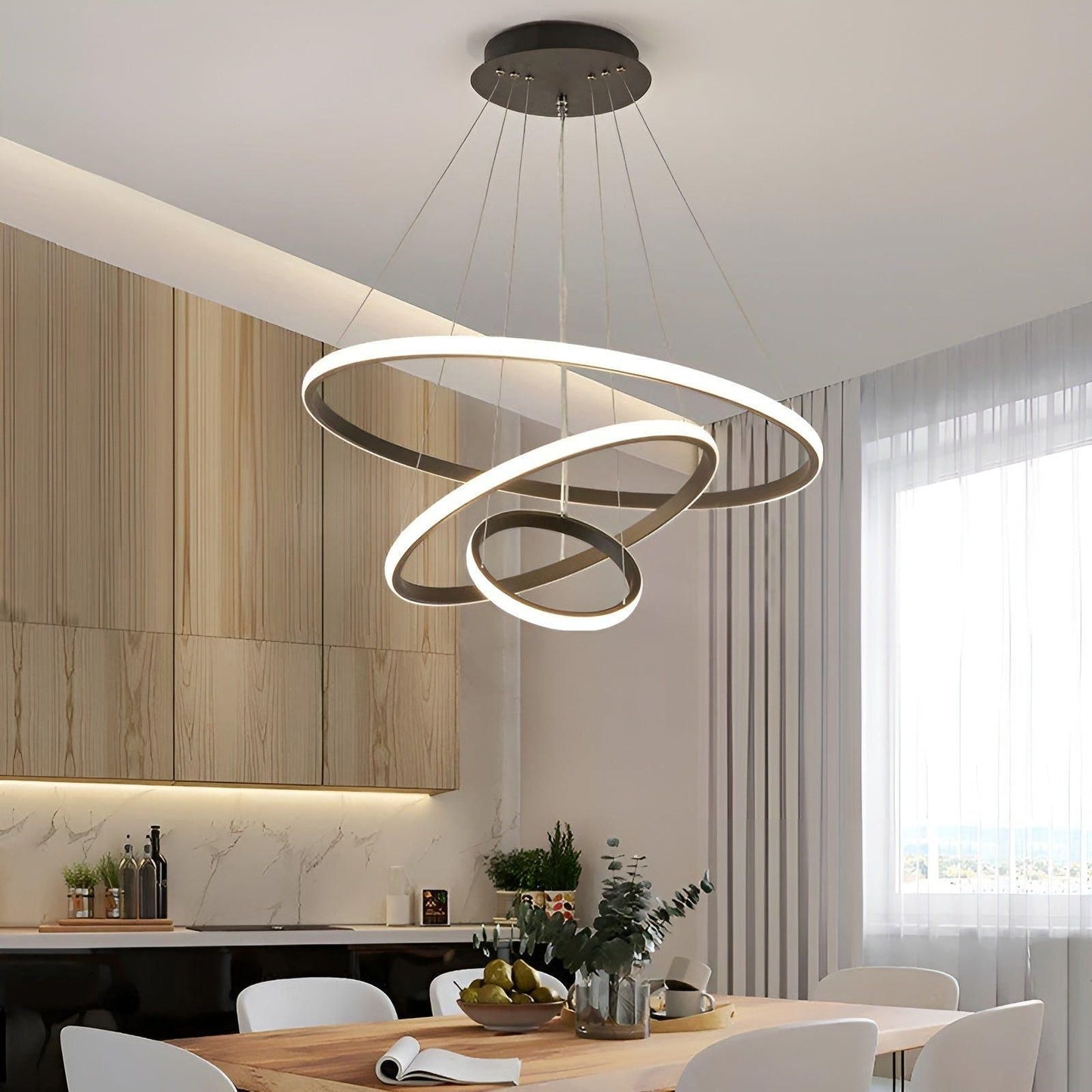 LED-Pendelleuchte mit Kugeldesign – Modern und elegant | Ideal für Wohn- oder Esszimmer