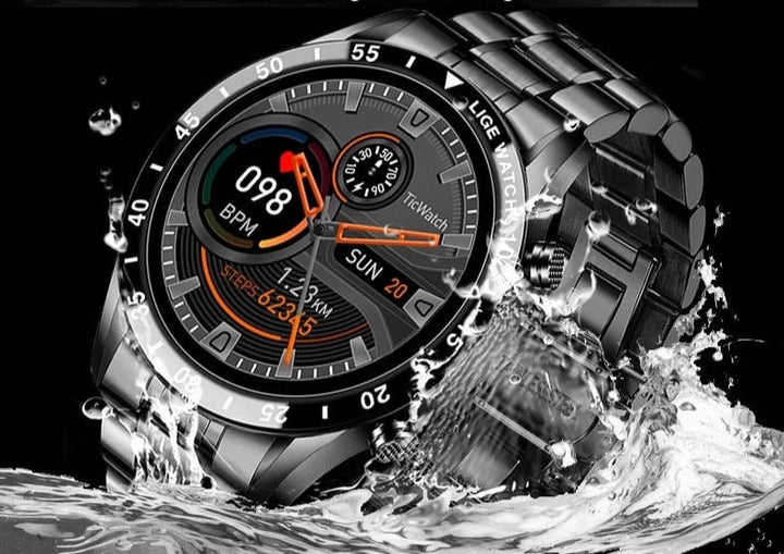 Karnz | Luxus SmartWatch 4G – Eleganter und verbundener Stil mit Anrufen und Konnektivität