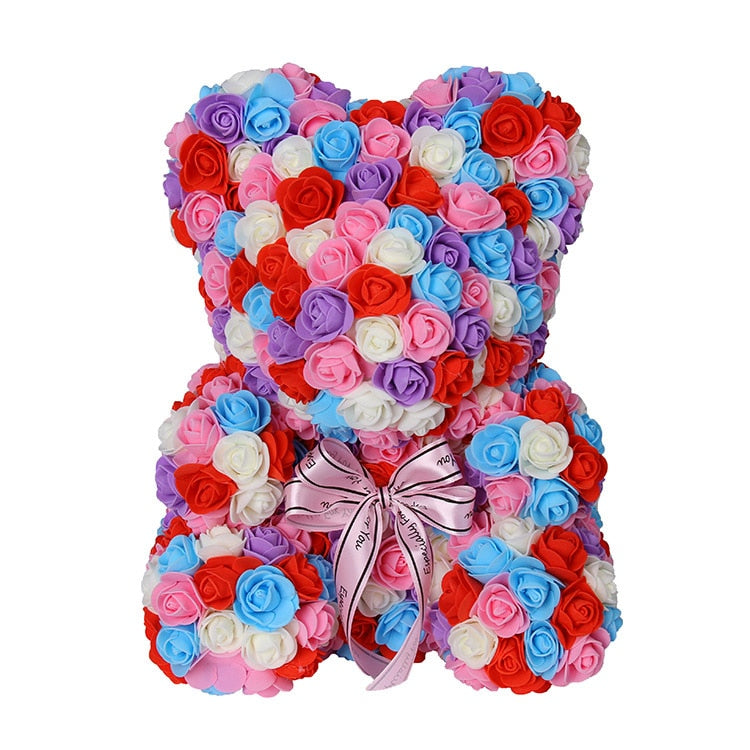 Karnz | Künstliche Rosenblumen Teddybär
