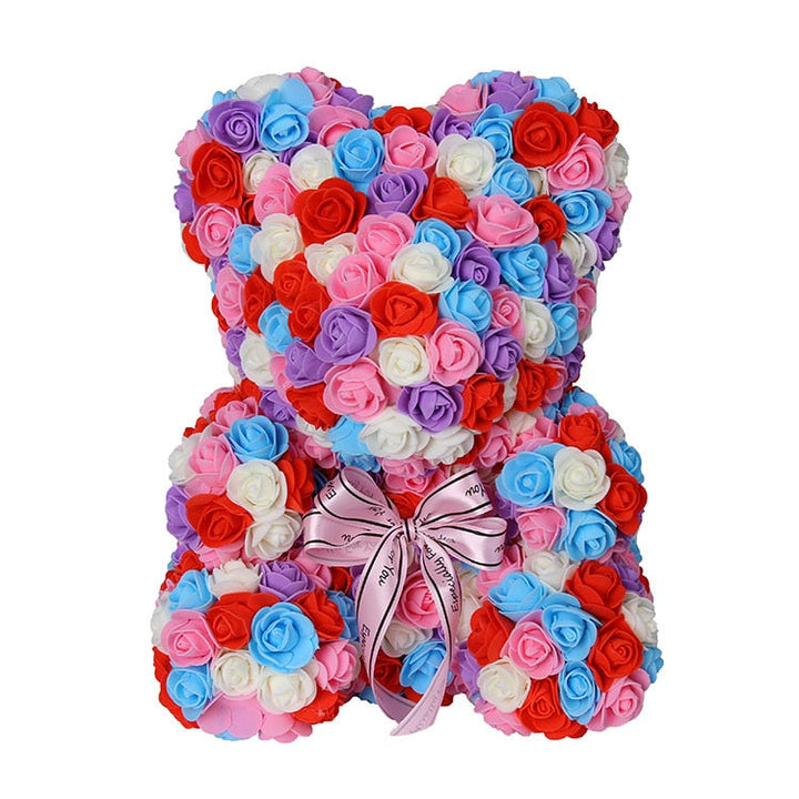 Karnz | Künstliche Rosenblumen Teddybär