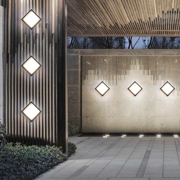 Bewegungsmelder Außen Wandlampe – Modernes Aluminium Design