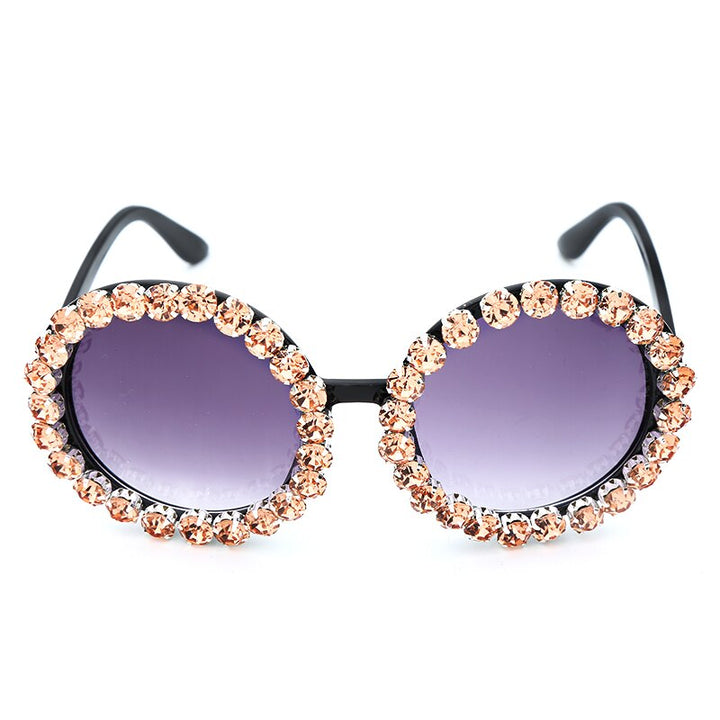Karnz | Oversized Runde Luxus-Sonnenbrille