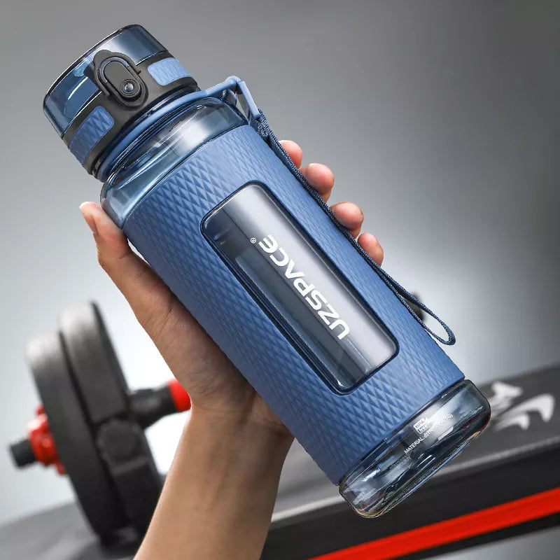 UZSPACE Sport Wasserflaschen, BPA-frei, tragbar, schlagfest, auslaufsicher, große Kapazität, Fitness-Wasserkanne, Tritan-Kunststoff Trinkflasche