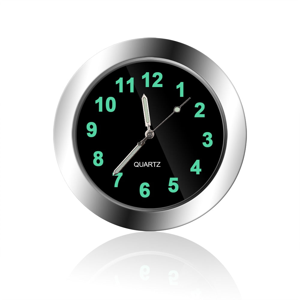Karnz | Aufklebbare Auto Armaturenbrett Leuchtende Uhr