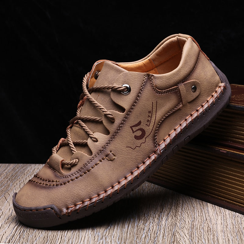 Herren Orthopädische Lederschuhe – Bequem & Unterstützend