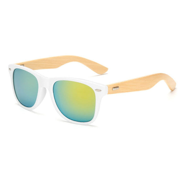 Karnz | Bamboo Retro Holz Sonnenbrille