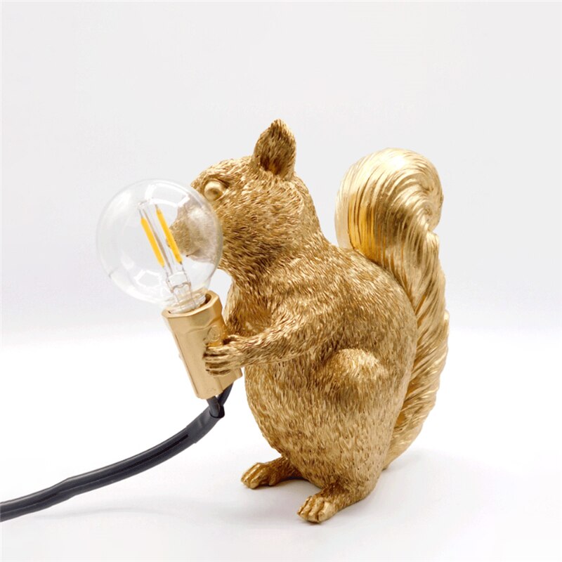 SquirrelGlow LED-Tischlampe | Niedliches Design & warmes Licht für Kinderzimmer