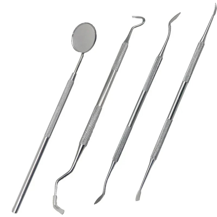 Zahnärztliche Instrumente | Zahnsteinentferner-Set aus Edelstahl für Zuhause