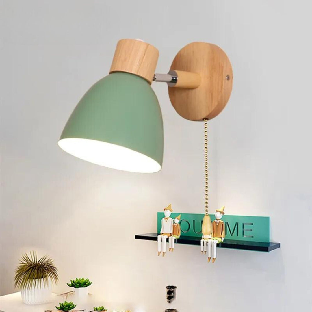 Elegante Wandapplikation aus Holz - modernes und warmes Design | Karnz