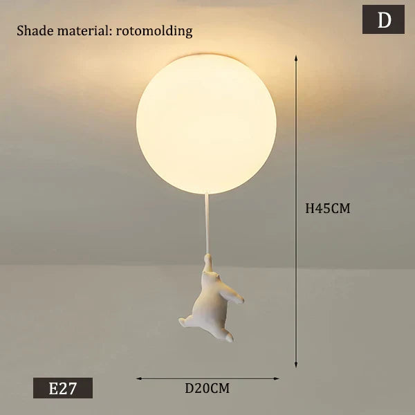 Hängende Bären Ballons Lampe | Karnz