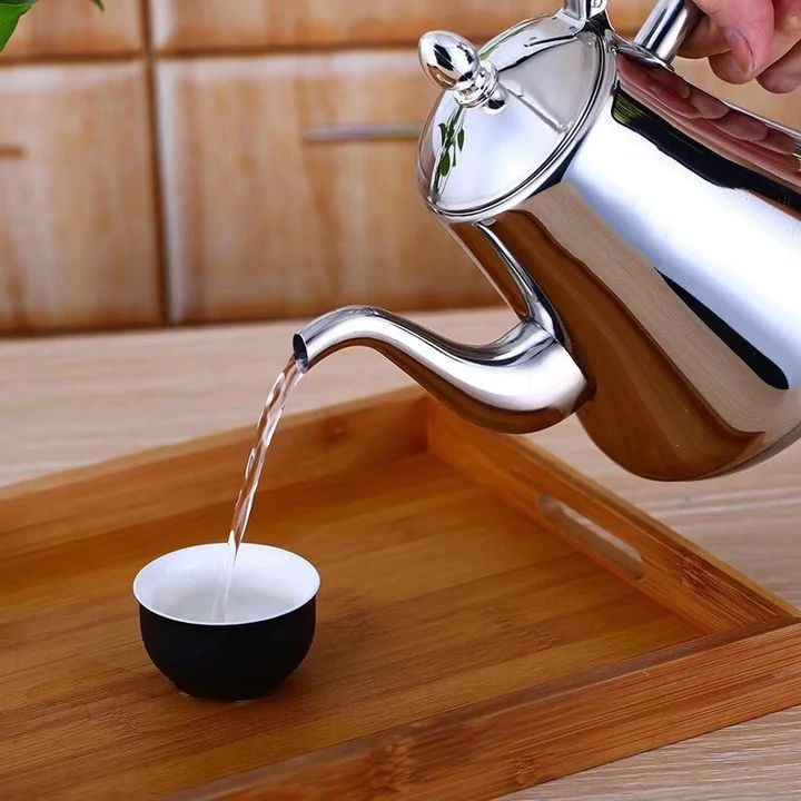 KookPro Induktionskessel mit Filter – Edelstahl-Teekessel für alle Herdarten | Karnz