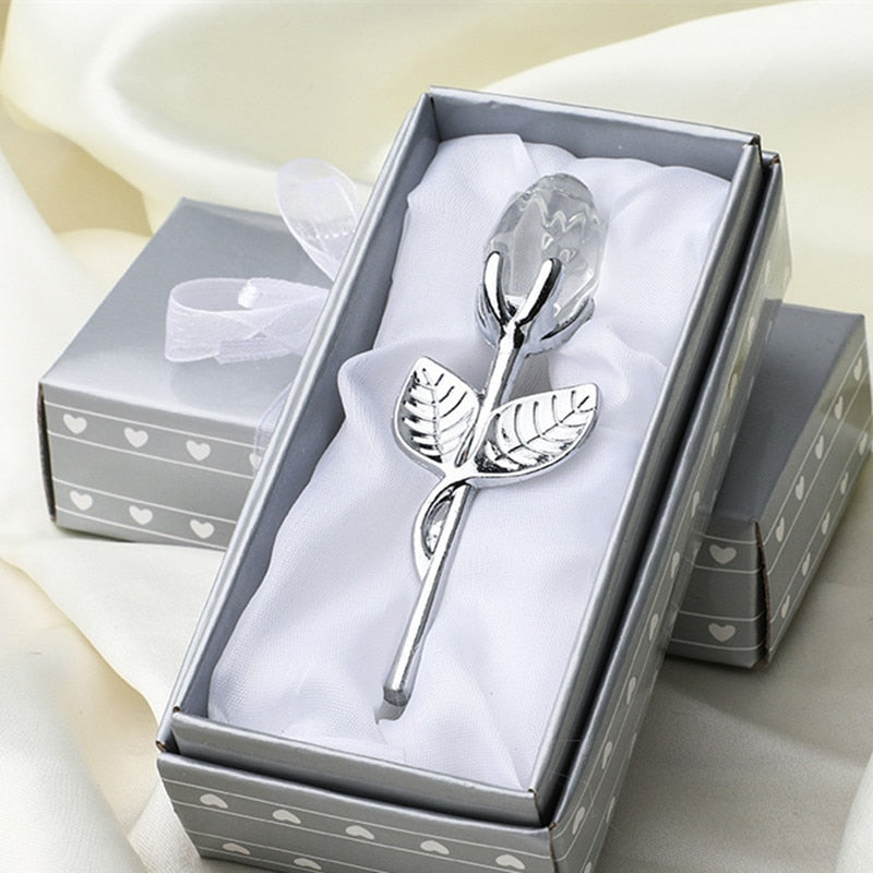 Luxuriöse Kristallrose in Geschenkbox – Valentinstagsgeschenk für Sie