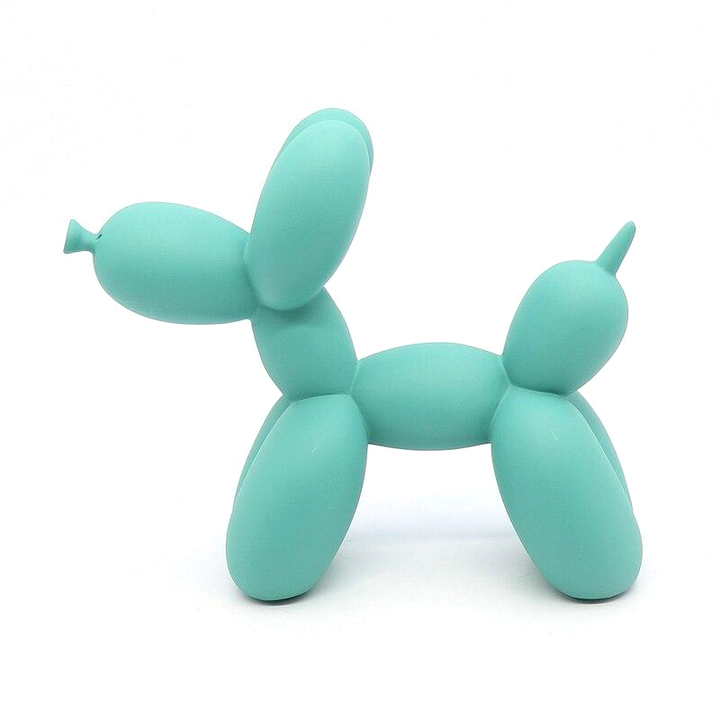 Bunte Ballonhund Skulptur – Moderne Deko für Wohnzimmer und Büro | Karnz