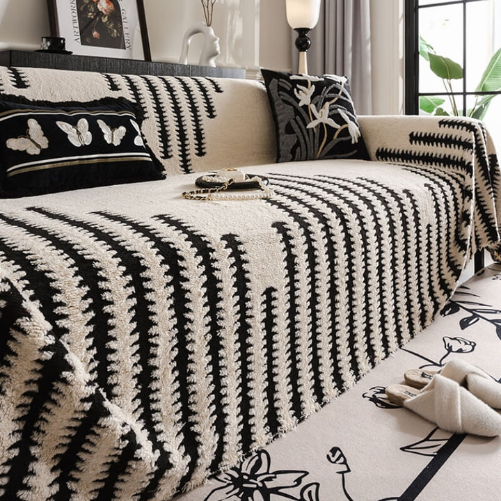 Homely Plush Sofa Gemütlich Anti-Kratzer Vollabdeckung Couchbezug | Karnz