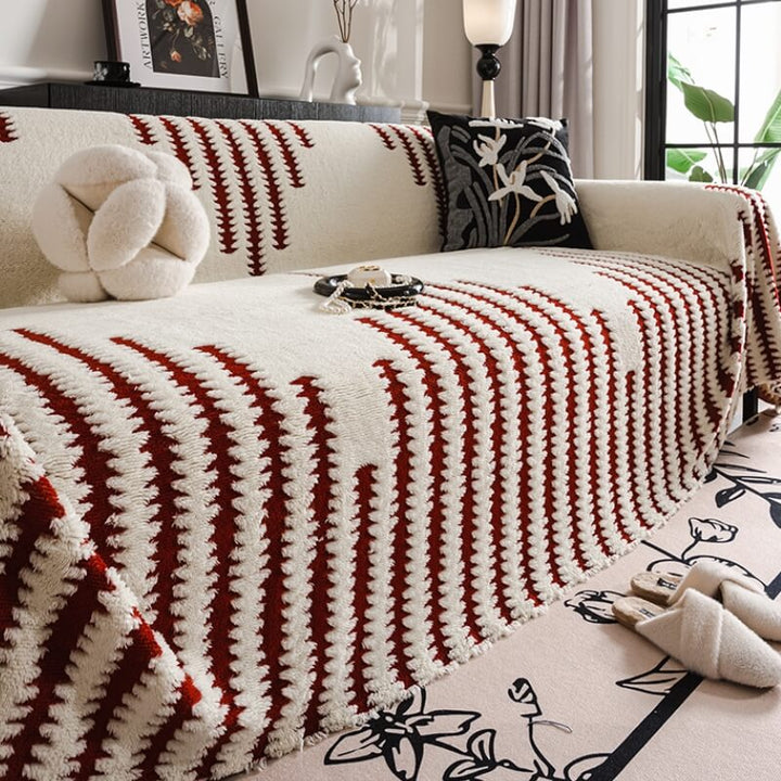 Homely Plush Sofa Gemütlich Anti-Kratzer Vollabdeckung Couchbezug | Karnz