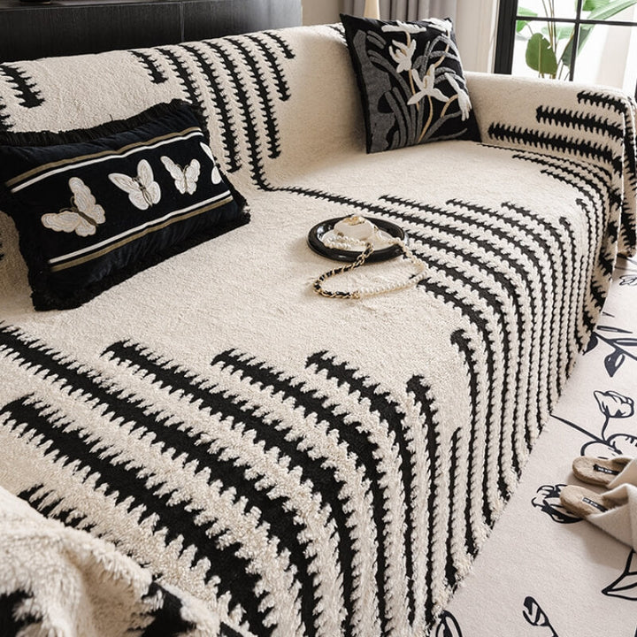 Homely Plush Sofa Gemütlich Anti-Kratzer Vollabdeckung Couchbezug | Karnz