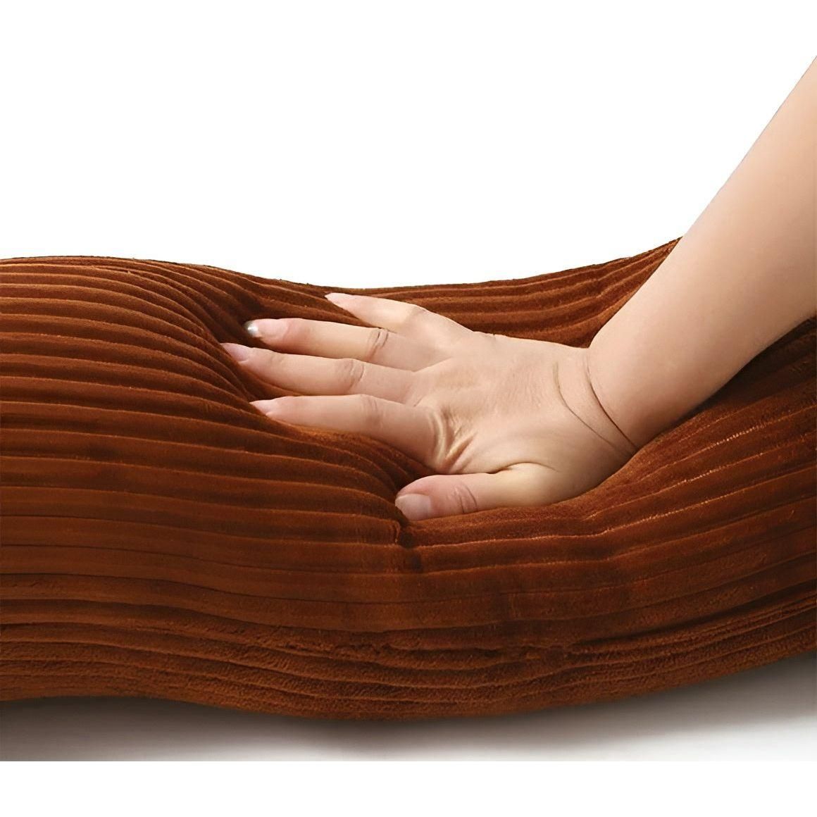 SnuggleHound Kissen – Ergonomisches Dackel-Plüschkissen