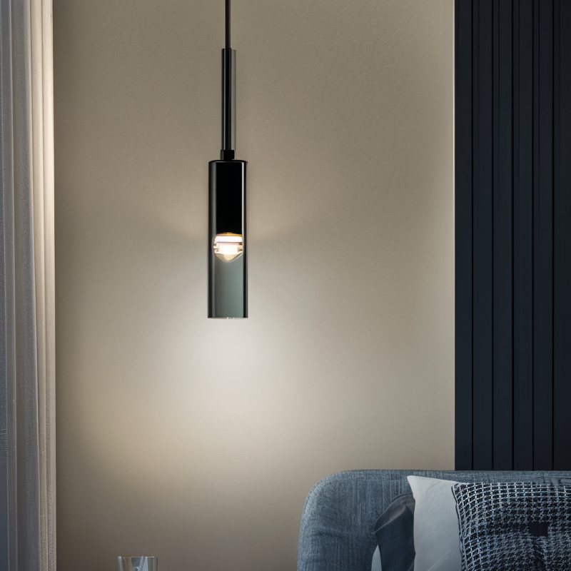 Minimalistische Wandleuchte mit Rauchglas – Orvane | Karnz