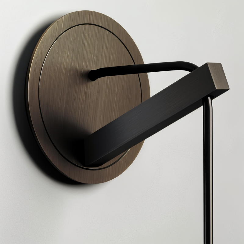 Minimalistische Wandleuchte mit Rauchglas – Orvane | Karnz