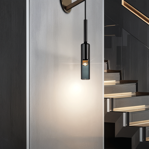 Minimalistische Wandleuchte mit Rauchglas – Orvane | Karnz