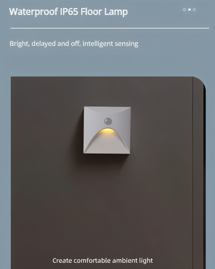 LuminiPath - Wasserdichte IP65 Wandleuchte - Innen und Außenwandleuchte - Bewegungsmelder Wandleuchte LED